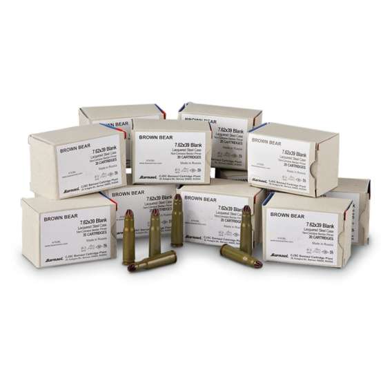 7.62×39 Blank Ammo, 500 Rounds